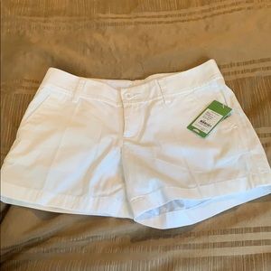 Lilly Pulitzer White Callahan Shorts
